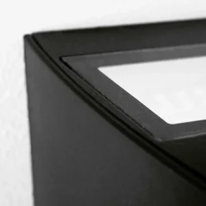 hofstein Applique murale d'extérieur Rotterdam LED Noir, 1 lumière* Lampes Modernes