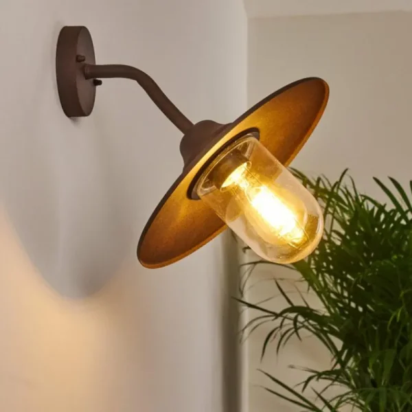 hofstein Applique murale d'extérieur Mijas Rouille, 1 lumière* Lampes Modernes
