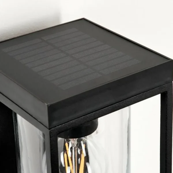 hofstein Applique murale d'extérieur Palanga LED Noir, 1 lumière, Détecteur de mouvement* Lampes Modernes