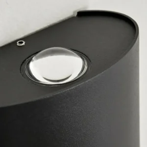 hofstein Applique murale d'extérieur Oiba LED Gris, 1 lumière* Lampes Modernes