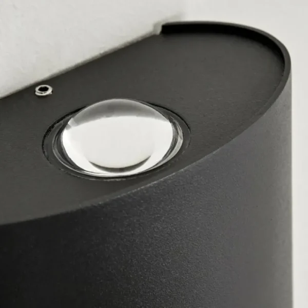 hofstein Applique murale d'extérieur Oiba LED Gris, 1 lumière* Lampes Modernes