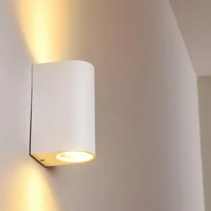 hofstein Applique murale d'extérieur Nordborg LED Blanc, 2 lumières* Lampes Modernes