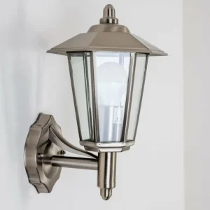 hofstein Applique murale d'extérieur Moskau Acier inoxydable, 1 lumière* Lampes Modernes
