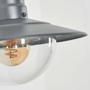 hofstein Applique murale d'extérieur Elima Anthracite, 1 lumière, Détecteur de mouvement* Lampes Modernes