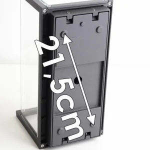 hofstein Applique murale d'extérieur Faroer Noir, 1 lumière, Détecteur de mouvement* Lampes Modernes