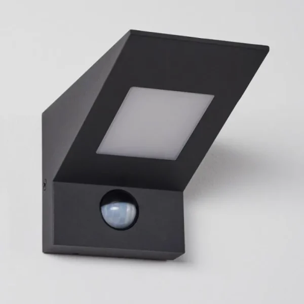 hofstein Applique murale d'extérieur Matlava LED Anthracite, Blanc, 1 lumière, Détecteur de mouvement* Lampes Modernes