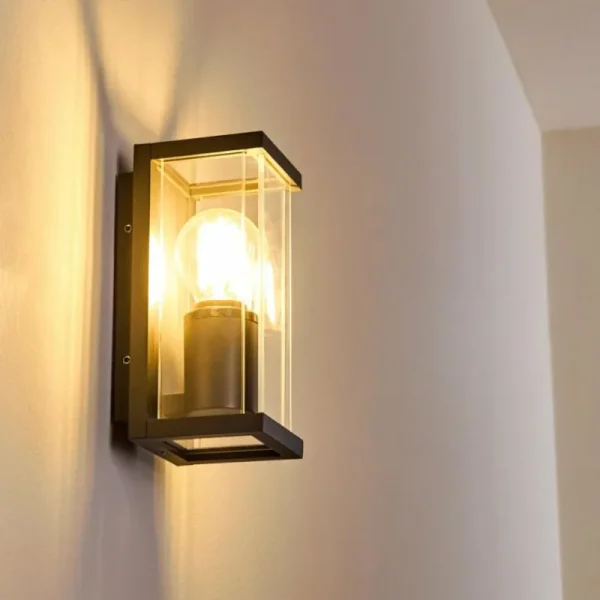 hofstein Applique murale d'extérieur Skeldegaard Noir, 1 lumière* Lampes Modernes