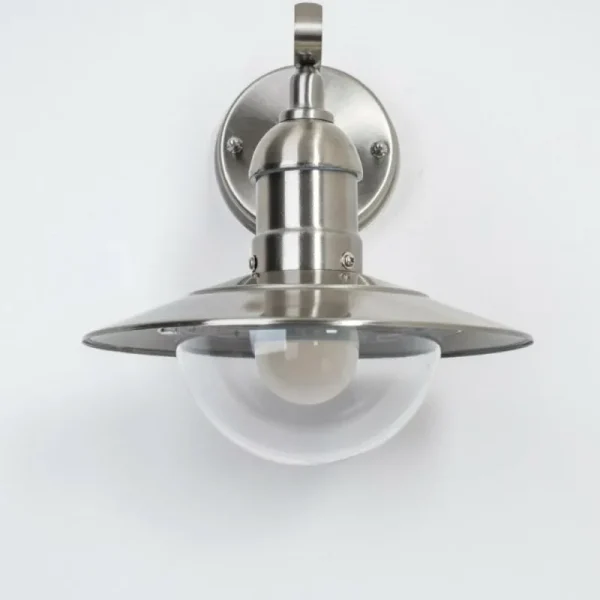 hofstein Applique murale d'extérieur Broni Acier inoxydable, 1 lumière* Lampes Modernes