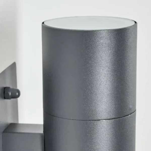 hofstein Applique murale d'extérieur Malaga Anthracite, 2 lumières* Lampes Modernes