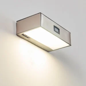 hofstein Applique murale d'extérieur LED Nickel mat, 1 lumière* Lampes Modernes