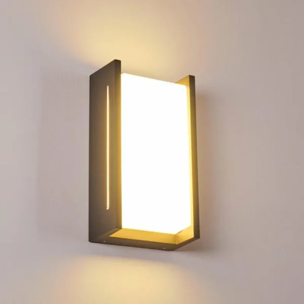 hofstein Applique murale d'extérieur Torhamn LED Anthracite, 1 lumière* Lampes Modernes