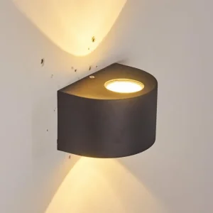hofstein Applique murale d'extérieur Windhoek LED, 2 lumières* Lampes Modernes
