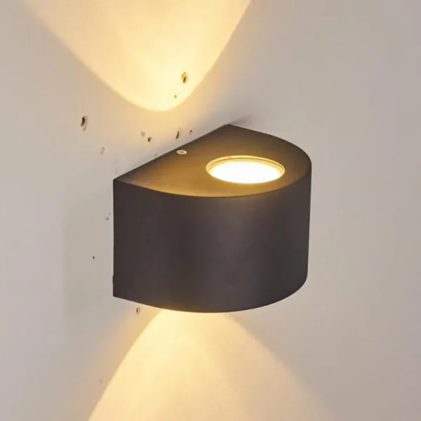 hofstein Applique murale d'extérieur Windhoek LED, 2 lumières* Lampes Modernes