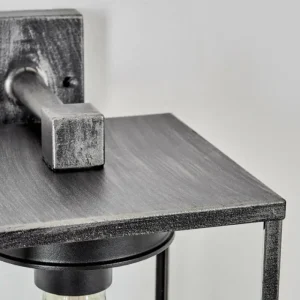 hofstein Applique murale d'extérieur Gramilla Noir, Argenté, 1 lumière* Lampes Modernes