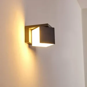 hofstein Applique murale d'extérieur Swanek LED Anthracite, 1 lumière* Lampes Modernes
