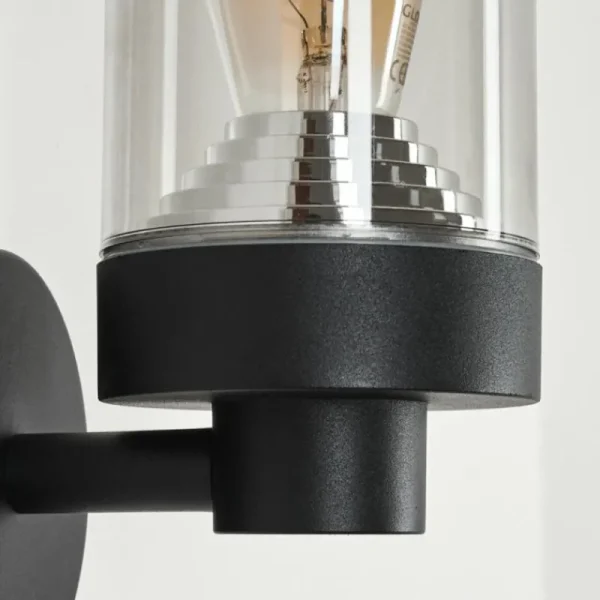 hofstein Applique murale d'extérieur Crantenoy Noir, 1 lumière* Lampes Modernes