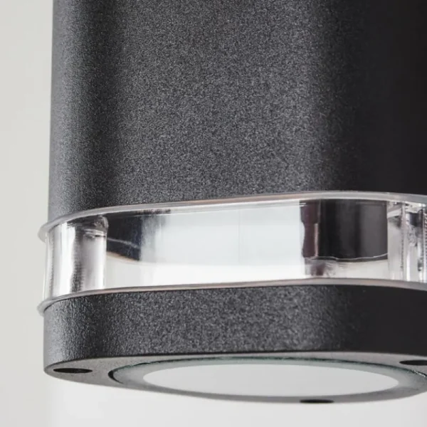 hofstein Applique murale d'extérieur Amyton Noir, 2 lumières* Lampes Modernes