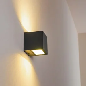 hofstein Applique murale d'extérieur Spidern LED Anthracite, 1 lumière* Lampes Modernes