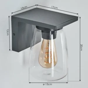 hofstein Applique murale d'extérieur Aquin Anthracite, 1 lumière* Lampes Modernes