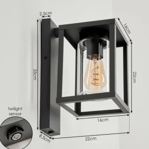 hofstein Applique murale d'extérieur Parkkola Anthracite, 1 lumière* Lampes Modernes