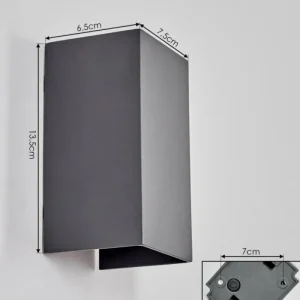 hofstein Applique murale d'extérieur Tamarin LED Anthracite, 1 lumière* Lampes Modernes