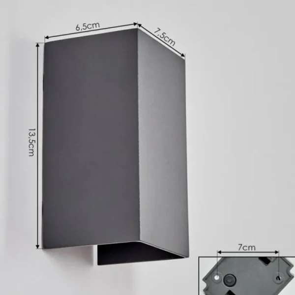 hofstein Applique murale d'extérieur Tamarin LED Anthracite, 1 lumière* Lampes Modernes