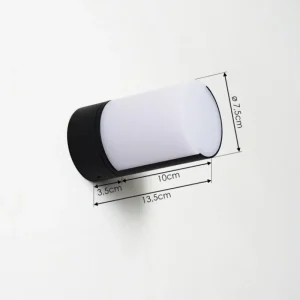 hofstein Applique murale d'extérieur Baulund LED Noir, 1 lumière* Lampes Modernes