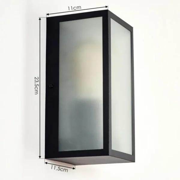 hofstein Applique murale d'extérieur Hakkas Noir, 1 lumière* Lampes Modernes