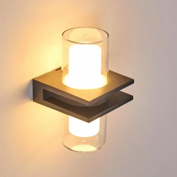 hofstein Applique murale d'extérieur Kekenis LED Anthracite, 1 lumière* Lampes Modernes