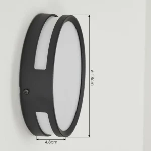 hofstein Applique murale d'extérieur Chiavari LED Anthracite, 1 lumière* Lampes Modernes
