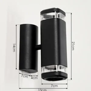 hofstein Applique murale d'extérieur Corneda Noir, 1 lumière* Lampes Modernes