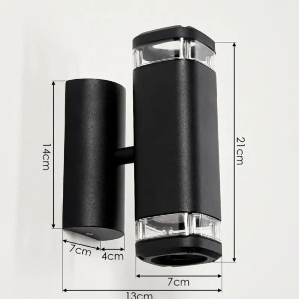 hofstein Applique murale d'extérieur Corneda Noir, 1 lumière* Lampes Modernes