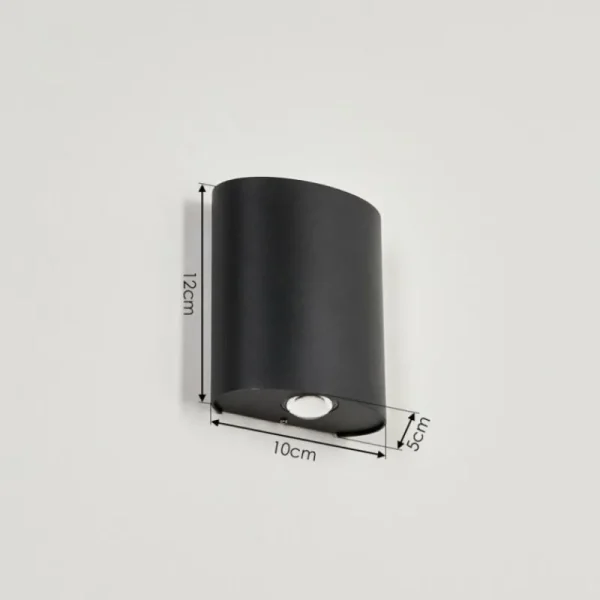 hofstein Applique murale d'extérieur Oiba LED Gris, 1 lumière* Lampes Modernes