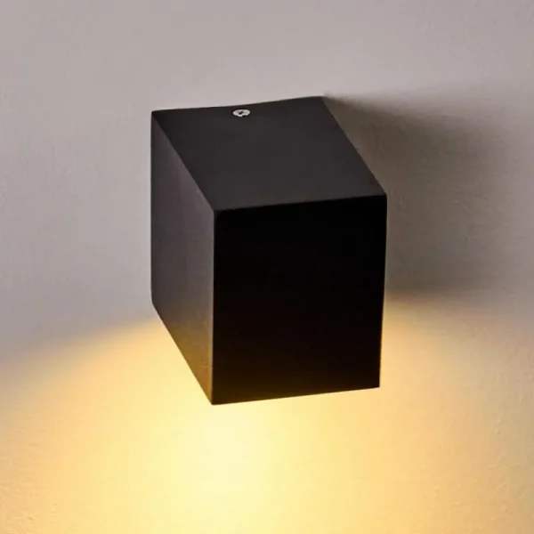 hofstein Applique murale d'extérieur Nordborg LED Noir, 1 lumière* Lampes Modernes
