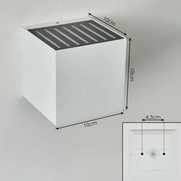 hofstein Applique murale d'extérieur Barrero LED Blanc, 1 lumière* Lampes Modernes