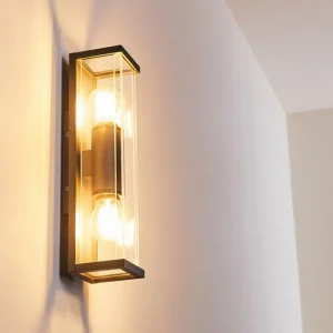 hofstein Applique murale d'extérieur Skeldegaard Anthracite, 2 lumières* Lampes Modernes