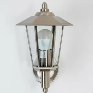 hofstein Applique murale d'extérieur Moskau Acier inoxydable, 1 lumière* Lampes Modernes