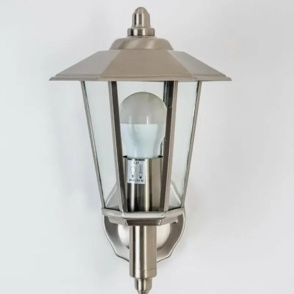 hofstein Applique murale d'extérieur Moskau Acier inoxydable, 1 lumière* Lampes Modernes