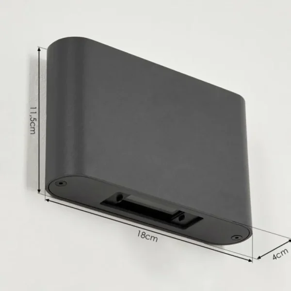 hofstein Applique murale d'extérieur Trapatrapa LED Anthracite, 2 lumières* Lampes Modernes