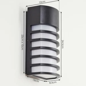 hofstein Applique murale d'extérieur Kurola Noir, 1 lumière* Lampes Modernes