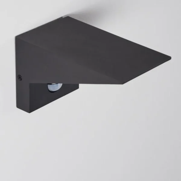 hofstein Applique murale d'extérieur Matlava LED Anthracite, Blanc, 1 lumière, Détecteur de mouvement* Lampes Modernes