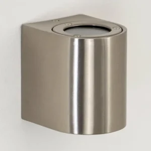 hofstein Applique murale d'extérieur Mora LED Acier inoxydable, 2 lumières* Lampes Modernes