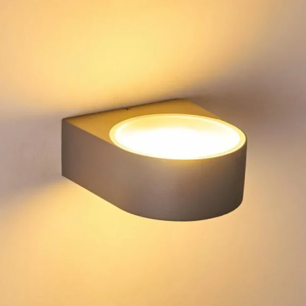 hofstein Applique murale d'extérieur Haderslev Gris, 1 lumière* Lampes Modernes