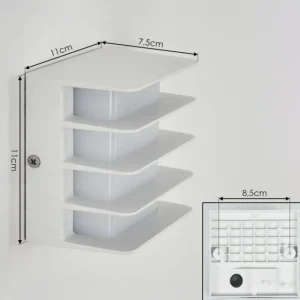 hofstein Applique murale d'extérieur Guichard LED Blanc, 1 lumière* Lampes Modernes