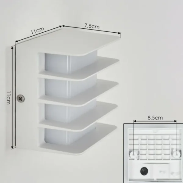 hofstein Applique murale d'extérieur Guichard LED Blanc, 1 lumière* Lampes Modernes