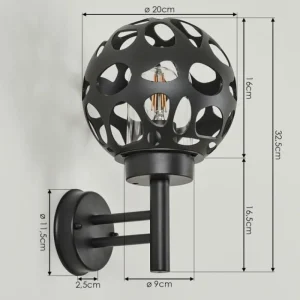 hofstein Applique murale d'extérieur Saaseg Anthracite, 1 lumière* Lampes Modernes