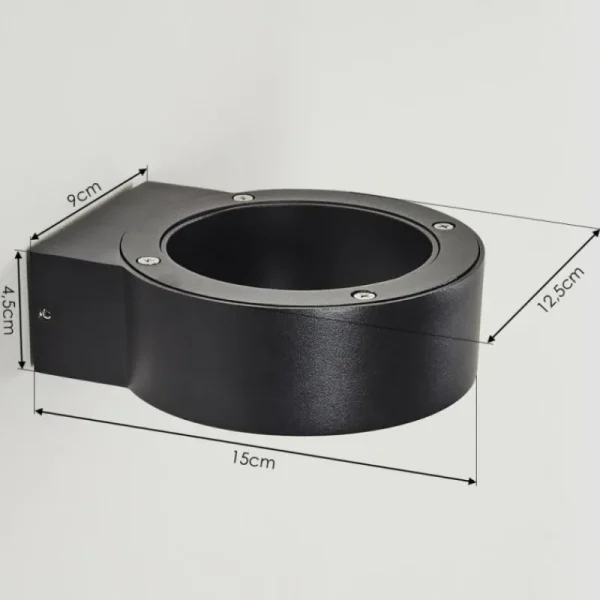 hofstein Applique murale d'extérieur Azervadinha LED Noir, 1 lumière* Lampes Modernes
