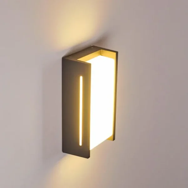 hofstein Applique murale d'extérieur Torhamn LED Anthracite, 1 lumière* Lampes Modernes