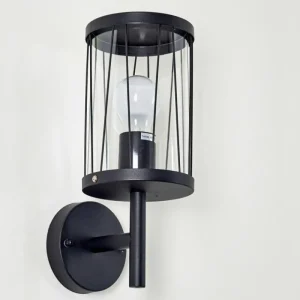 hofstein Applique murale d'extérieur Torsa Noir, 1 lumière* Lampes Modernes