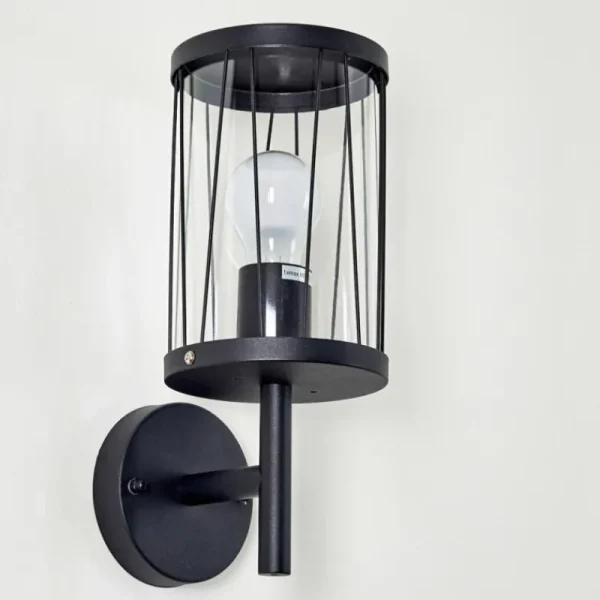 hofstein Applique murale d'extérieur Torsa Noir, 1 lumière* Lampes Modernes